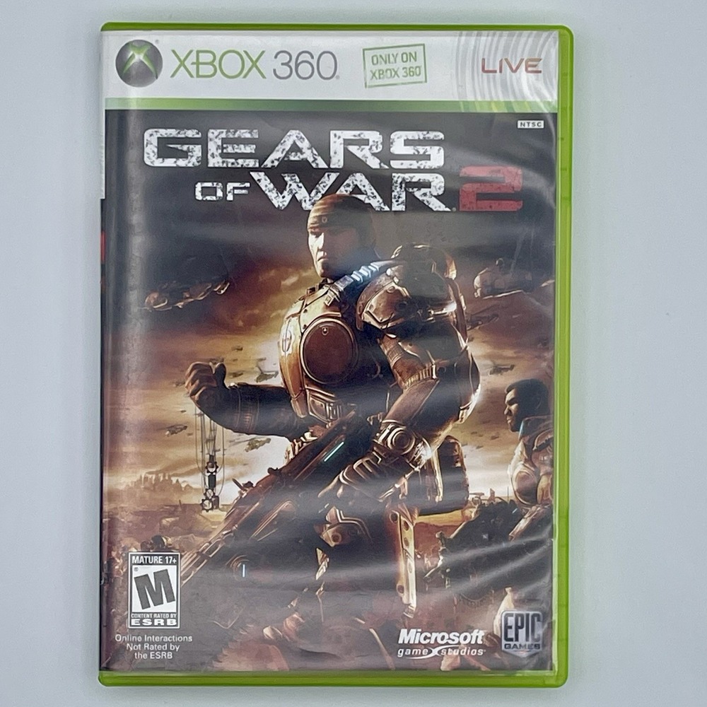 Gears of War 2‎ Microsoft Xbox 360 Includes Original Case Booklet and disc